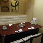 Shabu Zen - テーブルの洋個室（禁煙席）