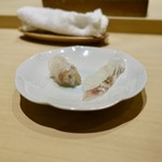 北の華 はやし - ［2018/12］酒肴① 函館産かんびらめ 塩