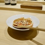 北の華 はやし - ［2018/12］酒肴⑤ 兵庫県産せいこがにの茶碗蒸し