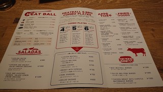 h The Meatball Factory - メニュー