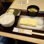 石臼挽蕎麦げん - ［2018/12］焼きたて玉子焼き定食(520円)