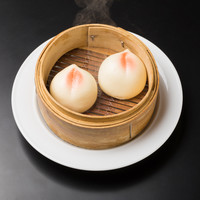中華餡入り桃饅頭
