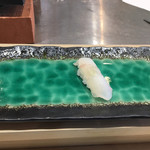 川口 鮨 さいとう - 鮃 塩で