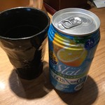 新橋　岡むら屋 - 岡むら屋　レモンサワー250円