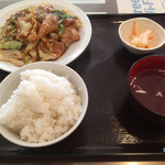松岸屋 - 回鍋肉定食 960円