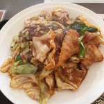 松岸屋 - 回鍋肉 アップ（ピリ辛です。）