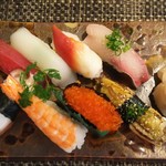 玄海鮨 - 竹にぎり  俯瞰