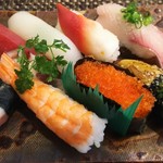 玄海鮨 - 竹にぎり  アップ