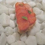 AZUR et MASA UEKI - 木戸泉酒造Afrugeと苺のタルトUP