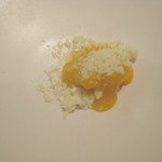 AZUR et MASA UEKI - 宇和島産紅まどんな、発酵白菜、リコッタチーズ