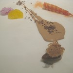 AZUR et MASA UEKI - フォアグラ、海老、ショコラシャンティ