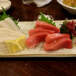 居酒屋ひらや - まぐろとたこ頭