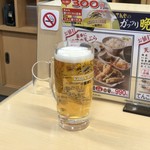 天丼てんや - 生ビール（税込300円）