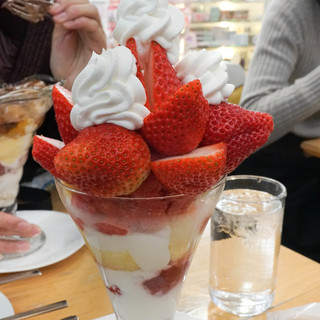 フルーツパーラー 弘法屋 - 料理写真:熊本ひとしうく苺パフェ　