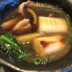 国分寺そば - 鴨せいろそば つけ汁ズームアップ！