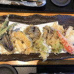 国分寺そば - 野菜天ぷら 10品  1,000円