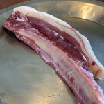 飛騨季節料理 肴 - 猪肉のスペアリブ(調理前)