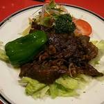 三澤亭 - 2018.12.6  【牛のみそ焼き】 (ディナー)   2300円