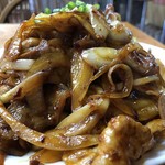 かし亀 - 肉のせサイドから