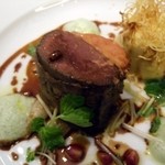 ルポンドシエル - 雌鹿と鴨のフォアグラのロースト