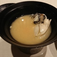 いわ志 本店 - カキのみそ汁