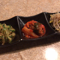焼肉 銀座コバウ 特別室 - 前菜（キムチ・ナムル）