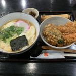 嵯峨野 - ミニ天丼セット850円