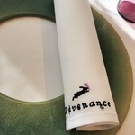 プレヴナンス - ナプキンにウサギの刺繍