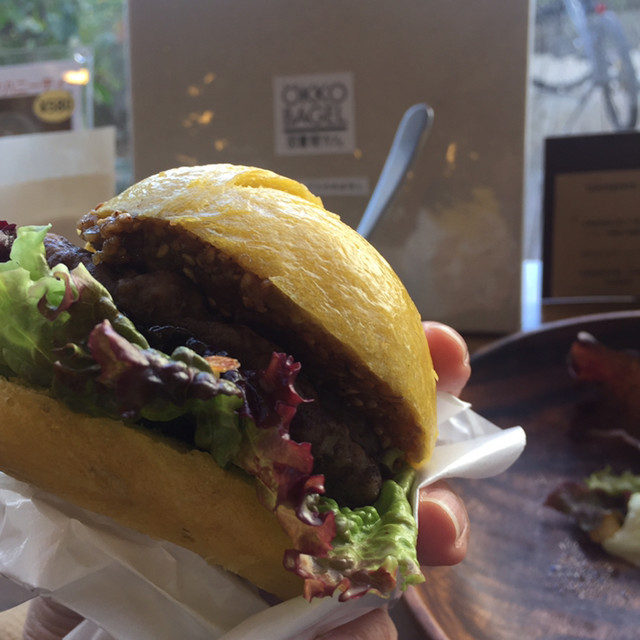 リニューアル 図書館カフェ オッコ ベーグル Okko Bagle 本諫早 ベーグル 食べログ