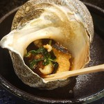 千石寿司 - サザエのつぼ焼き