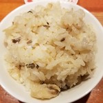 麺屋 六感堂 - 真鱈の味噌漬け焼き炊き込みご飯