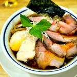 手打式超多加水麺 ののくら - '19.01チャーシューそば(醤油)