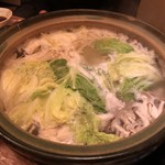 喜助 - ３人分の鍋。