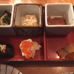 にぎりの一歩 - 突出し