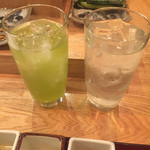 にぎりの一歩 - 緑茶ハイ