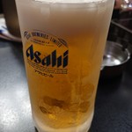 めんや北斗 - 2019年2月　生ビール　550円