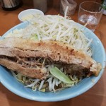 自家製麺 ラーメン ジライヤ - 並盛(250ｇ)野菜普通盛り