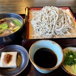 そば処 よしぶ - 鴨せいろ １２４０円