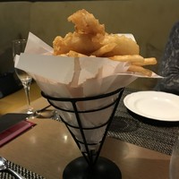 Lounge & Dining G - 追加オーダーのフィッシュアンドチップス。盛り盛りです。