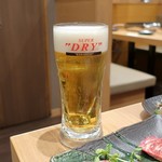 Yakiniku Tatsuyoshi - 生ビール