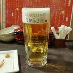 つかふき屋 - 生ビール