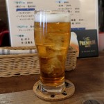 灯 - 茶葉つけこみ焼酎ソーダ割り