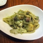 ラ･マンチーナ - ツブ貝とシメジのジェノベーゼ