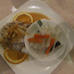 Erisu - 前菜（蒸し鶏）