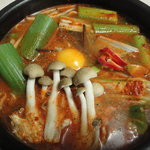 wakansousakuryourimikien - 韓国風牛肉と野菜入りスープのユッケジャン