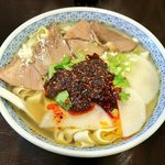 Rouen Kinjou Ranshuu Chintan Gyuu Niku Men - 蘭州牛肉麺 太麺