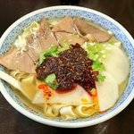 隴垣金城　蘭州清湯牛肉面 - 蘭州牛肉麺 太麺