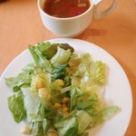 スプーン - サラダとスープ