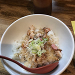 麺屋 一八 - ラード飯