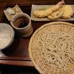 Soba Jiun - 「天付そば (1,400円・税別)」